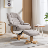 Sardinia Recliner Chair & Footstool in Chacha Oat
